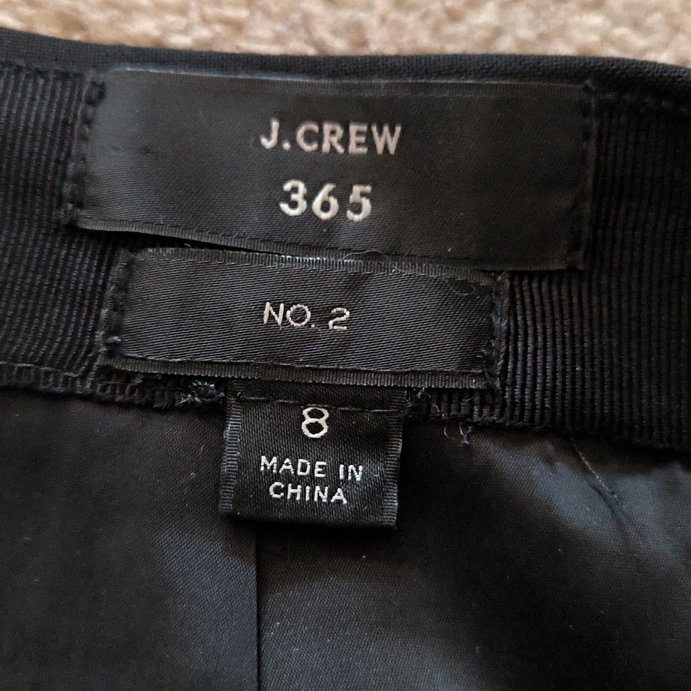 J. Crew No. 2 Pencil Skirt in four-season stretch 8 - Picture 2 of 2
